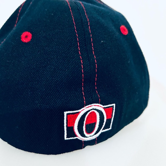 NHL Zephyr Ottawa Senators Red Black Fitted Hat size M/L - Picture 5 of 7